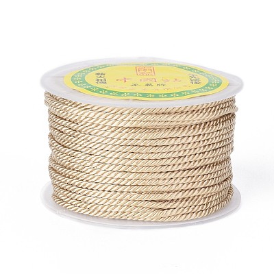 Polyester Milan Cord for DIY Jewelry Craft Making OCOR-F011-D16-1