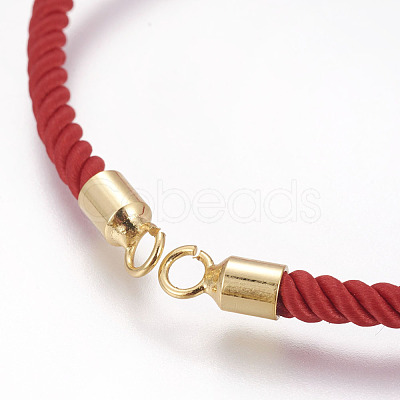 Nylon Cord Bracelet Making X-MAK-P005-03G-1