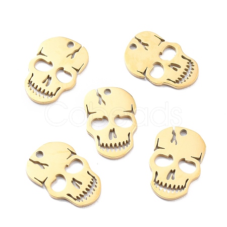 201 Stainless Steel Charms STAS-D176-02G-1