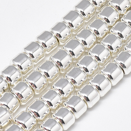 Electroplate Non-magnetic Synthetic Hematite Beads Strands G-Q465-36S-1