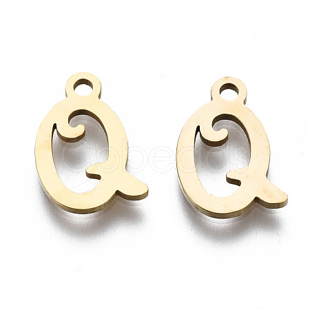 201 Stainless Steel Charms STAS-T044-217G-Q-1