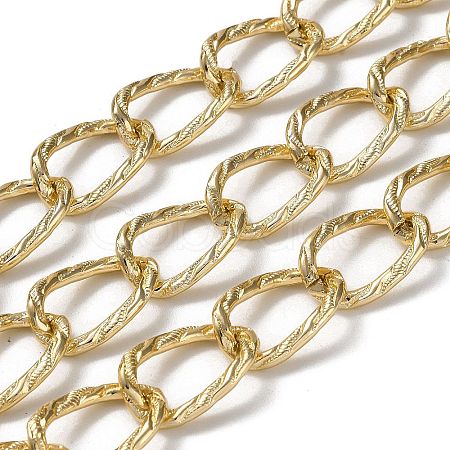 Oxidation Aluminum Textured Curb Chains CHA-H001-03KCG-1