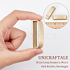 Unicraftale 2Pcs Brass Loop Keepers FIND-UN0002-55A-4