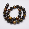 Natural Tiger Eye Bead Strands X-G-P230-07-6mm-2