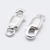 925 Sterling Silver Lobster Claw Clasps STER-K167-075A-S-1