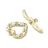 Brass Micro Pave Cubic Zirconia Toggle Clasps KK-C048-09G-3