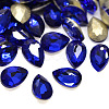 Faceted Teardrop Glass Pointed Back Rhinestone Cabochons RGLA-A008-4x6mm-S06-1