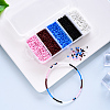 6000Pcs 5 Colors Glass Seed Beads SEED-YW0001-15A-6