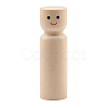 Unfinished Wooden Peg Dolls WOCR-PW0003-73H-1