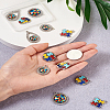 12Pcs 6 Style Zinc Alloy Enamel Pendants FIND-TA0001-63-19