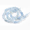 Natural Aquamarine Beads Strands X-G-F575-11-1