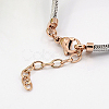 Valentines Gift for Girlfriend Women 304 Stainless Steel Mesh Bracelets X-BJEW-J038-47RG-3