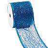 Glitter Polyester Satin Ribbon AJEW-WH0472-28A-1