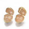 (Jewelry Parties Factory Sale)Brass Clip-on Earring KK-T050-52G-NF-3