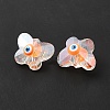 Evil Eye Glass Butterfly Beads G-P485-01B-4