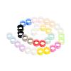 32Pcs 16 Colors Silicone Glitter Thin Ear Gauges Flesh Tunnels Plugs FIND-YW0001-19C-6
