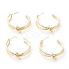 Brass Stud Earrings EJEW-Z007-02G-2