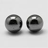 Non-magnetic Synthetic Hematite Beads G-P162-01-12mm-2