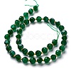 Natural Green Agate Beads Strands G-M367-20A-2