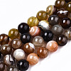 Natural Agate Beads Strands G-T131-34A-1