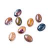 Natural Agate Gemstone Oval Cabochons G-J329-02-13x18mm-2