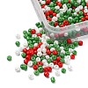 55.5G 3 Colors Baking Paint Glass Seed Beads SEED-YW0002-27-2