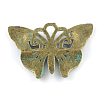 Butterfly Zinc Alloy Pendants X-PALLOY-Q309-04-FF-2