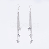 304 Stainless Steel Dangle Earrings EJEW-JE02605-1