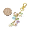 Resin Flower Pendant Decorations HJEW-JM01953-3