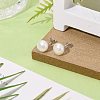 Pearl Ball Stud Earrings EJEW-Q701-01C-5