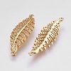 Brass Micro Pave Cubic Zirconia Links ZIRC-E144-03-3