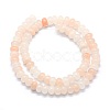 Natural Pink Aventurine Beads Strands G-E507-03B-2