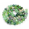 Electroplate Glass Beads Strands EGLA-S194-18E-2