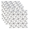 Square Mosaic Aluminum Plastic Self-Adhesive Wall Stickers DIY-WH0257-15A-1
