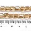 Electroplate Glass Beads Strands EGLA-D030-19J-4