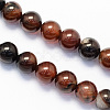 Natural Agate Beads Strands G-S121-6mm-1
