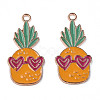 Alloy Enamel Pendants ENAM-N059-41-2