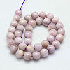 Round Natural Kunzite Beads Strands G-K068-28-12mm-3