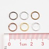 1 Box 6 Color Iron Jump Rings IFIN-JP0012-8mm-2