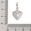 Rack Plating Brass Micro Pave Clear Cubic Zirconia Pendants X-KK-S380-37A-P-3