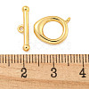 Brass Toggle Clasps KK-A223-09G-6