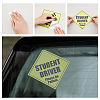 SUPERFINDINGS 3Pcs 3 Style Waterproof Plastic Stickers for Car Decorations AJEW-FH0002-17-2