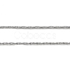 304 Stainless Steel Rectangle Link Chains CHS-G029-01P-2