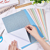 Olycraft 19 sheets 19 colors PVC Self-Adhesive Wall Stickers DIY-OC0010-69-3