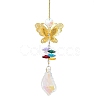 Hollow Alloy Hanging Ornaments HJEW-Q012-07C-1