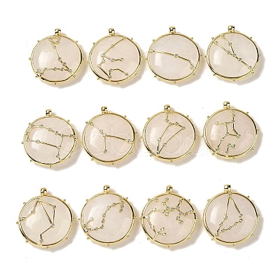 Constellation Natural Quartz Crystal Pendants G-A300-B-1