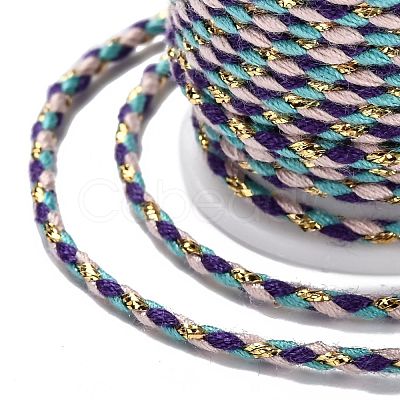 4-Ply Polycotton Cord Metallic Cord OCOR-Z003-D95-1