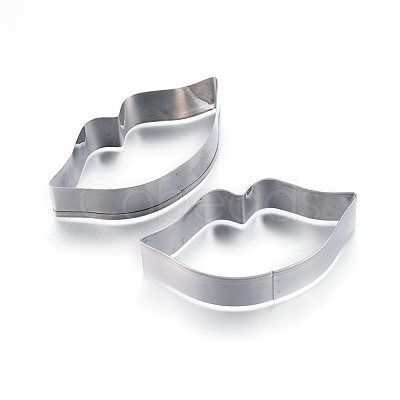 Tarnish Resistant 304 Stainless Steel Cookie Cutters DIY-E012-24-1