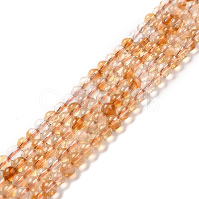 Natural Citrine Bead Strands X-G-P466-01E-1