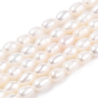 Natural Cultured Freshwater Pearl Beads Strands PEAR-N012-03N-1